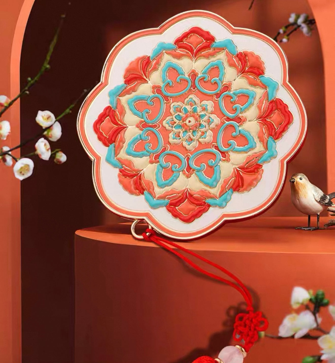 Lotus Pocket Mirror