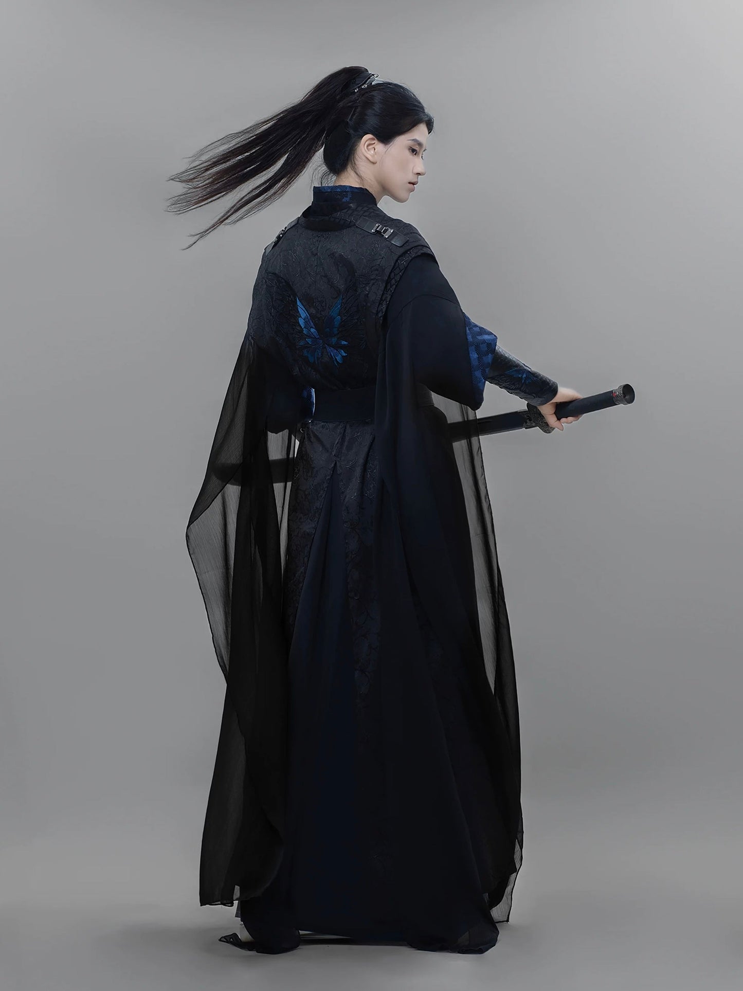 Eternal Night Xianxia Hanfu Set | Chinese Fantasy Period Drama Style