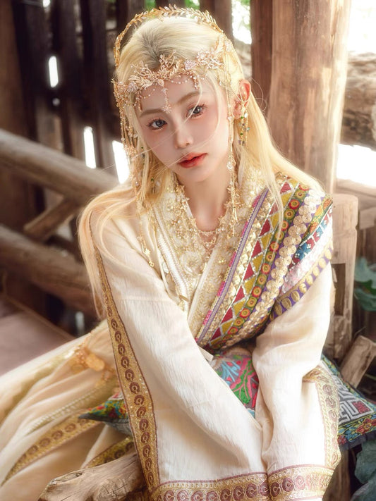 Tibet Ethnic Style Costume - Selina