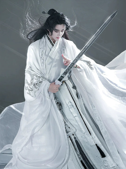 Wei Jin Xianxia Style Qiyao Ruqun - Jade Wall 氏璧 (Preorder)