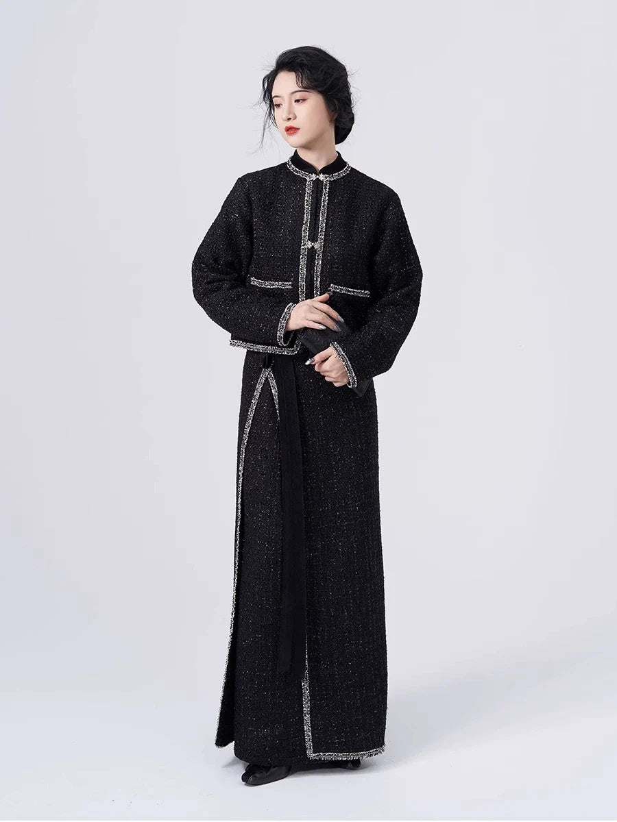 Song Dynasty Modern Hanfu Set with Jacket and Spiral Skirt - Rebel Princess 叛逆千金 (Preorder)