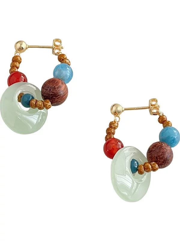 Colors of Dunhuang Earrings | Hanfu Jewelry