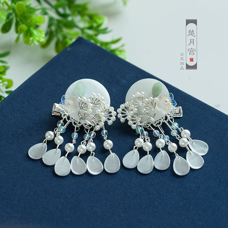 Hair Clips: Moon Fleur
