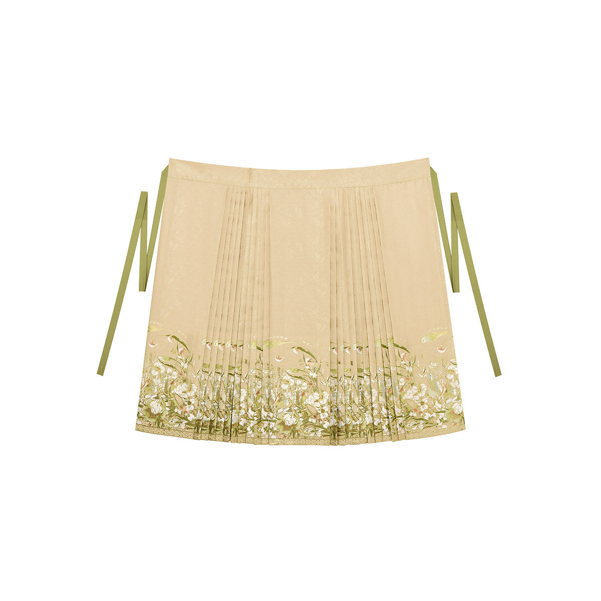 Ming Dynasty Golden Moonlight Pipa Sleeve Top & Mamianqun | Music under the Moon 月下弦音