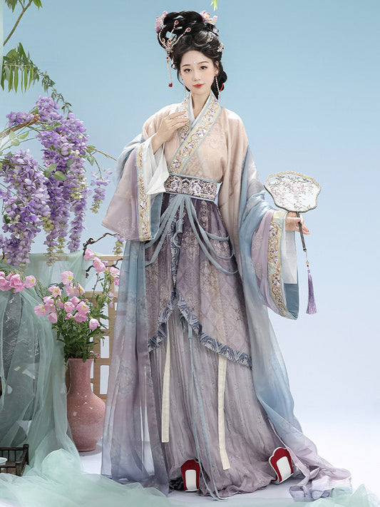 Wei Jin Dynasty Qiyao Ruqun Hanfu | Yanruyi 颜如玉
