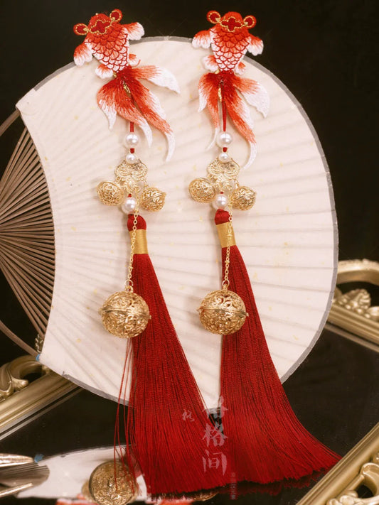 Hanfu Hair Accessories for Chinese New Year | Koi