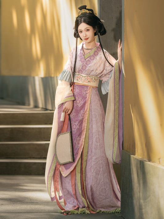 Wei Jin Dynasty Qiyao Ruqun Hanfu | Xianguan 知闲观