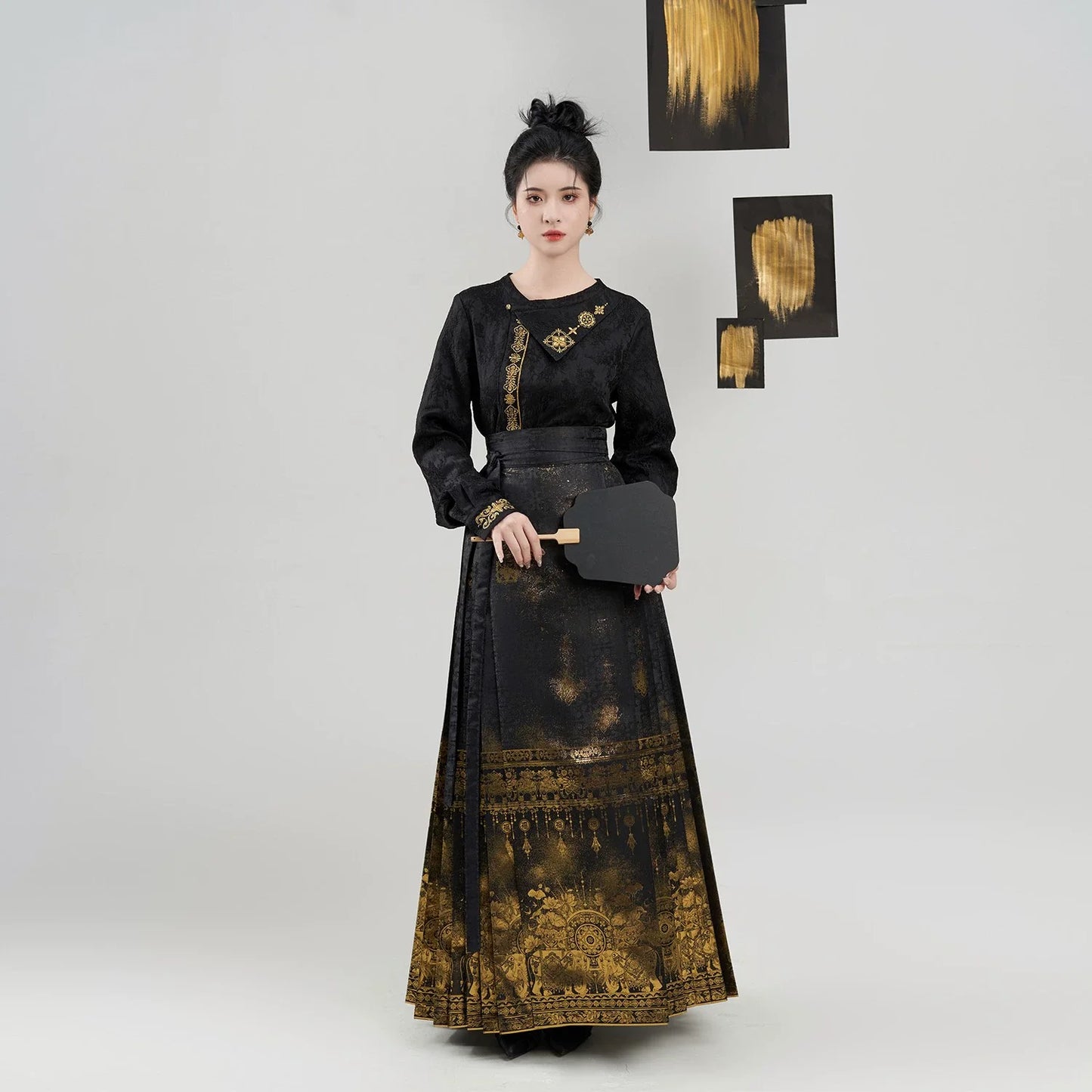 Ming Dynasty Modern Hanfu Mamianqun Outfit - Xixiang 喜象