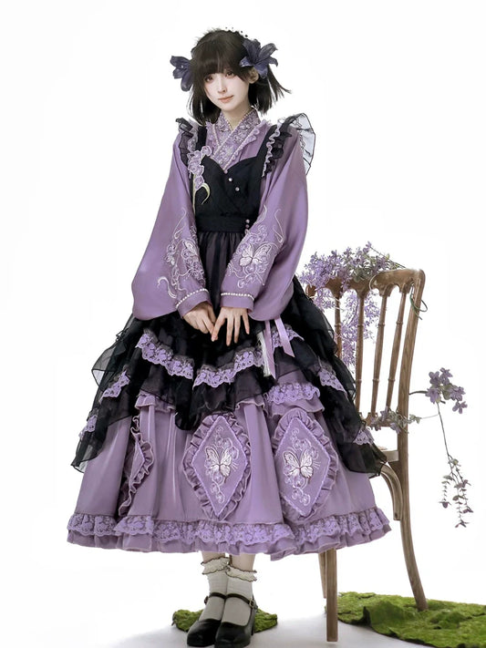 Qi Lolita Dress | Orchid Garden