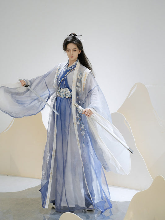 Sea Lilies Xianxia Hanfu Set | Chinese Fantasy Period Drama Style