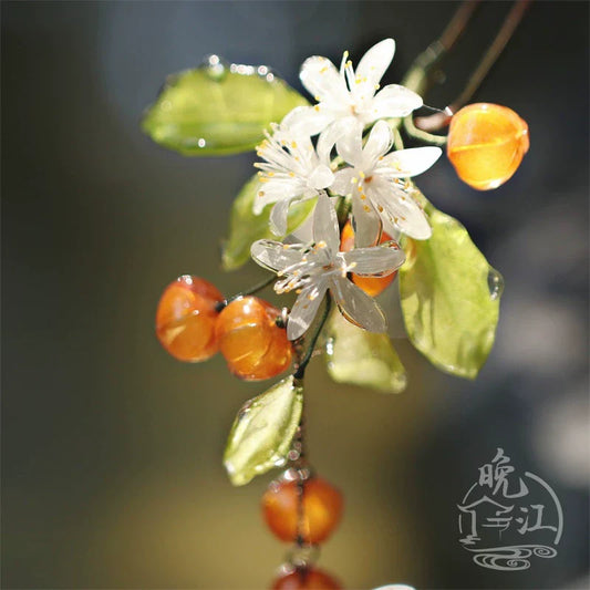 Mandarin Oranges Hair Stick | Ancient Chinese Hair Accessory