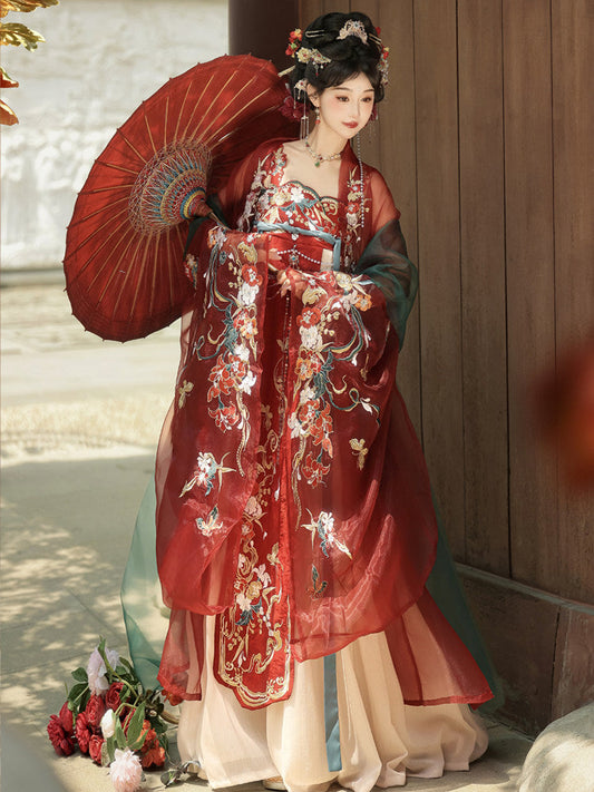 Ruyi | Tang Dynasty Qixiong Ruqun Hanfu Outfit