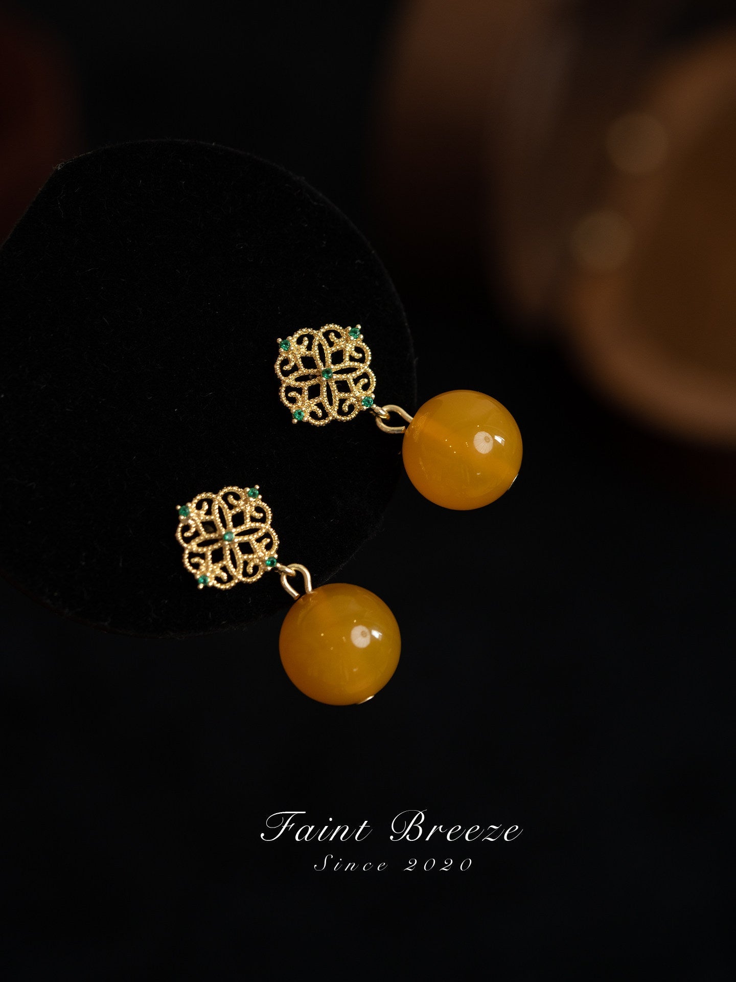 Oriental Autumn Foliage Earrings | Hanfu Jewelry