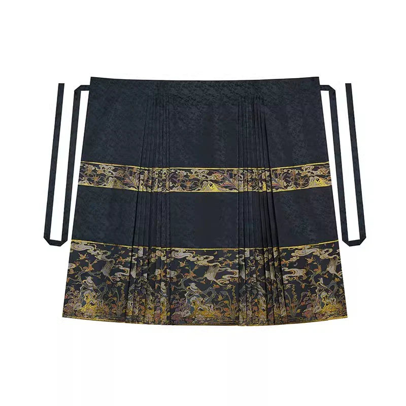 Ming Dynasty Modern Hanfu Mamianqun Outfit - Wulingsan 五苓散
