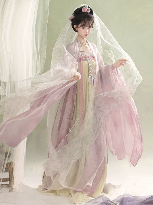 Morning Flower 花晨 - Tang Dynasty Style Qixiong Ruqun (Preorder)