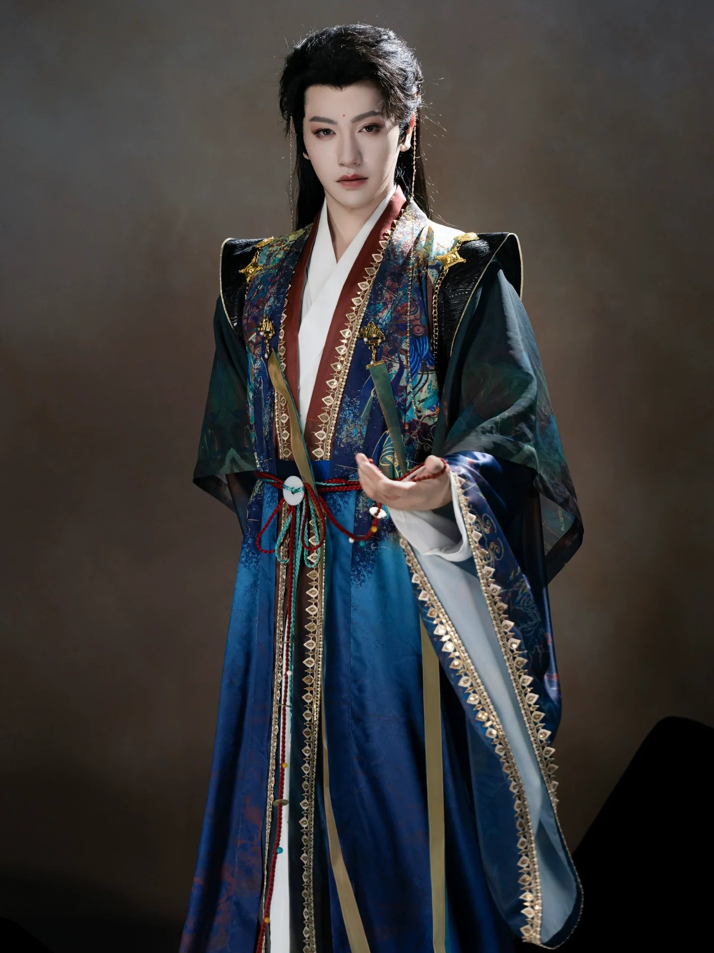 Demon Prince of Dunhuang - Male Xianxia Hanfu Ancient Chinese Costume (Preorder)