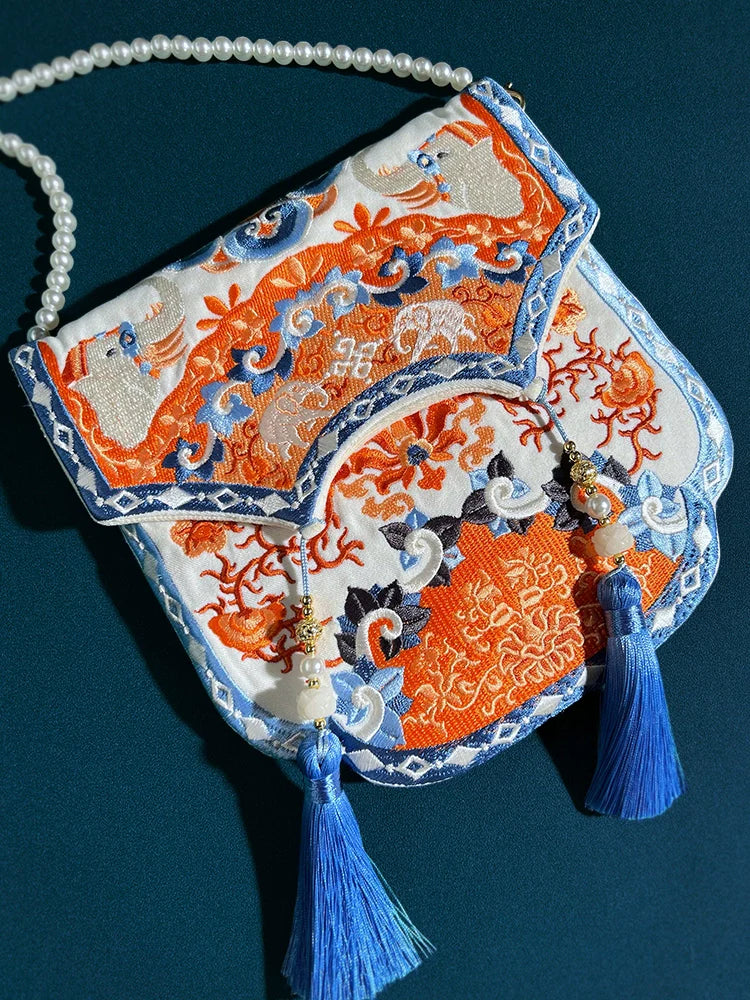 Treasure Elephant Crossbody Bag for Women