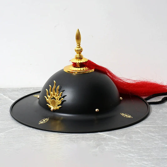 General Ming Dynasty armor helmet — detail view