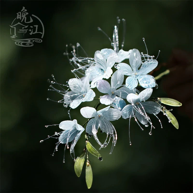 Flower Curls Hair Stick | Traditional Chinese Hair Accessory