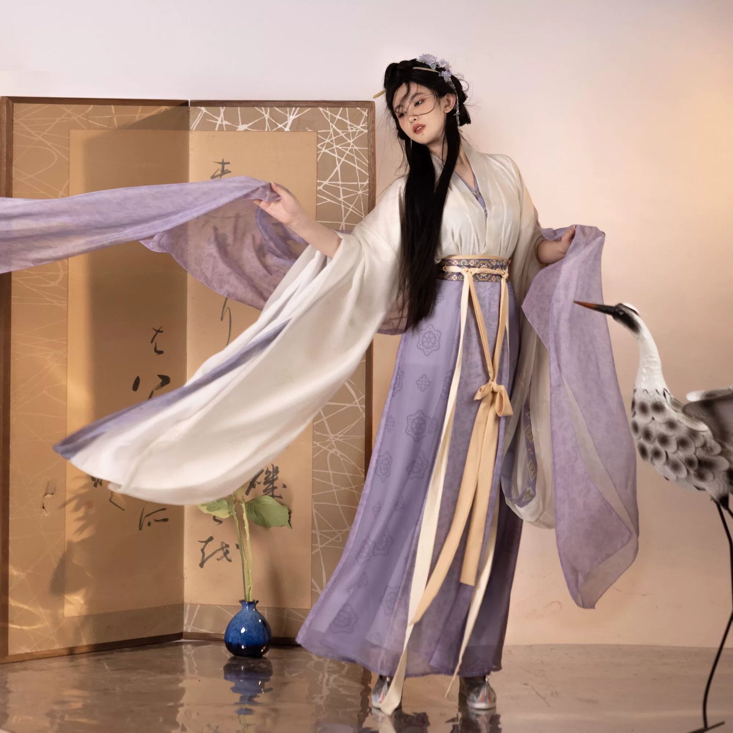 Wei Jin Dynasty Qiyao Ruqun Hanfu | Jiuyi 九翊