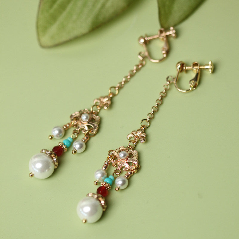 Gorgeous Tang Dynasty Earrings | Hanfu Jewelry