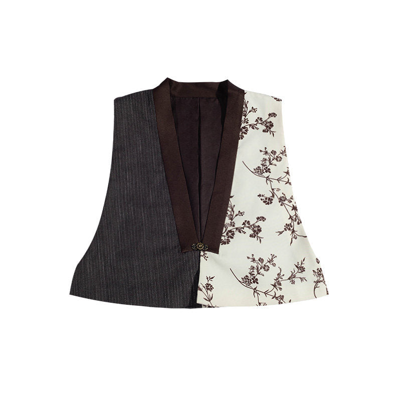 British Literature and Art Hanfu Vest and Eight Panel Skirt - Late Autumn 晚来秋 (Preorder)