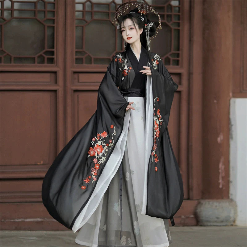 Wei Jin Dynasty Qiyao Ruqun Hanfu | Plum Blossom