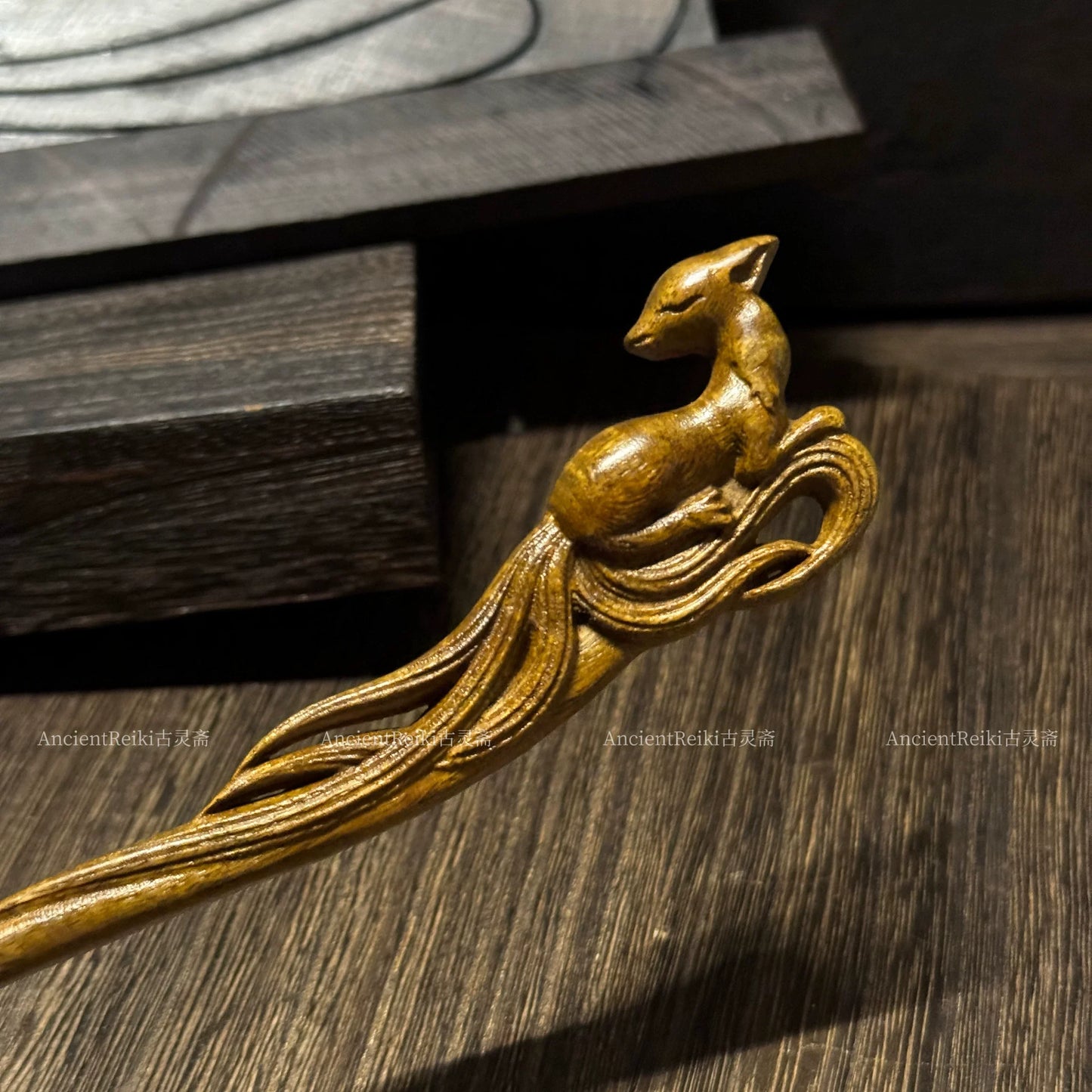 Nine Tail Fox Hair Stick | Hanfu Hair Accessory