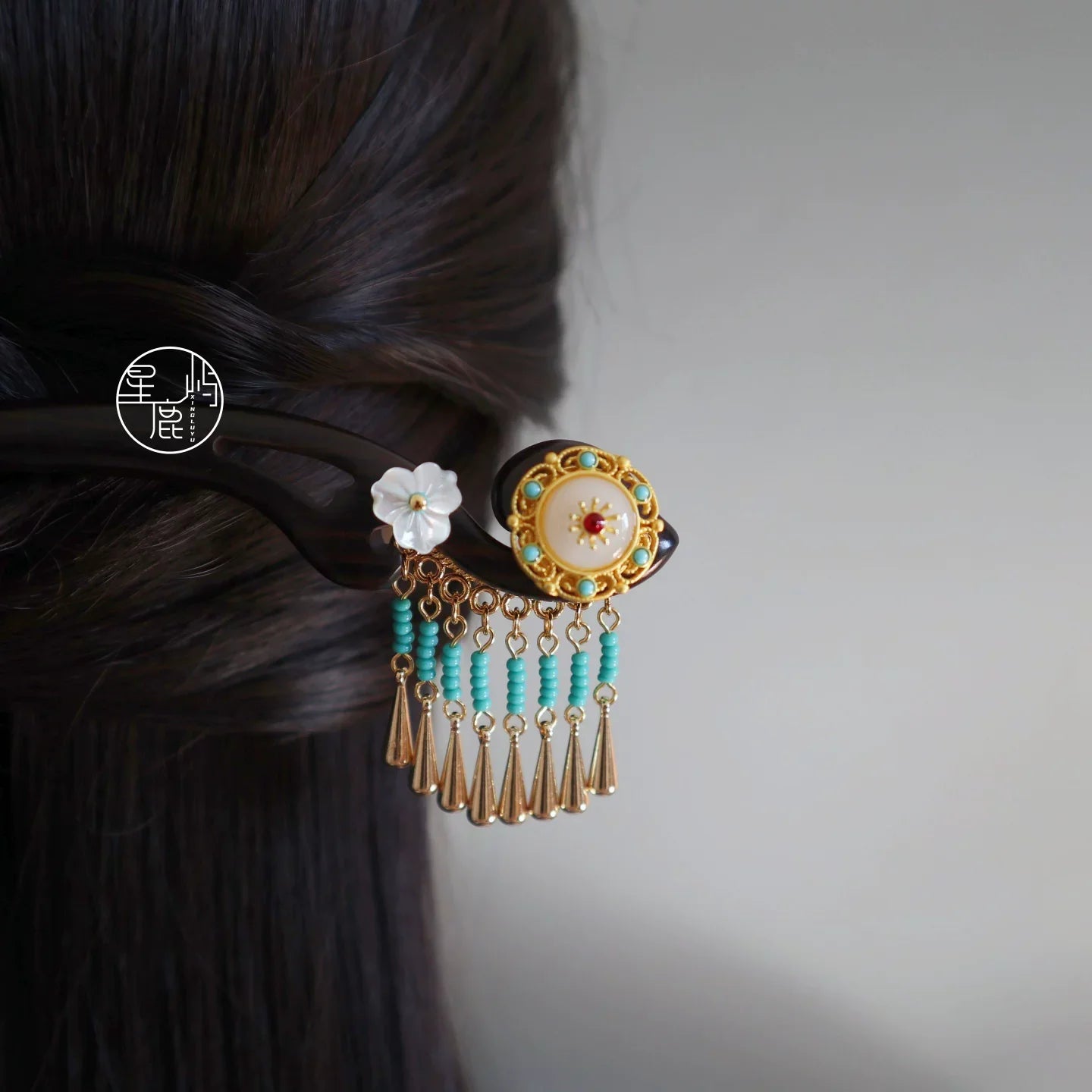 Flowing Jade Hair Stick | Traditional Chinese Hair Accessory