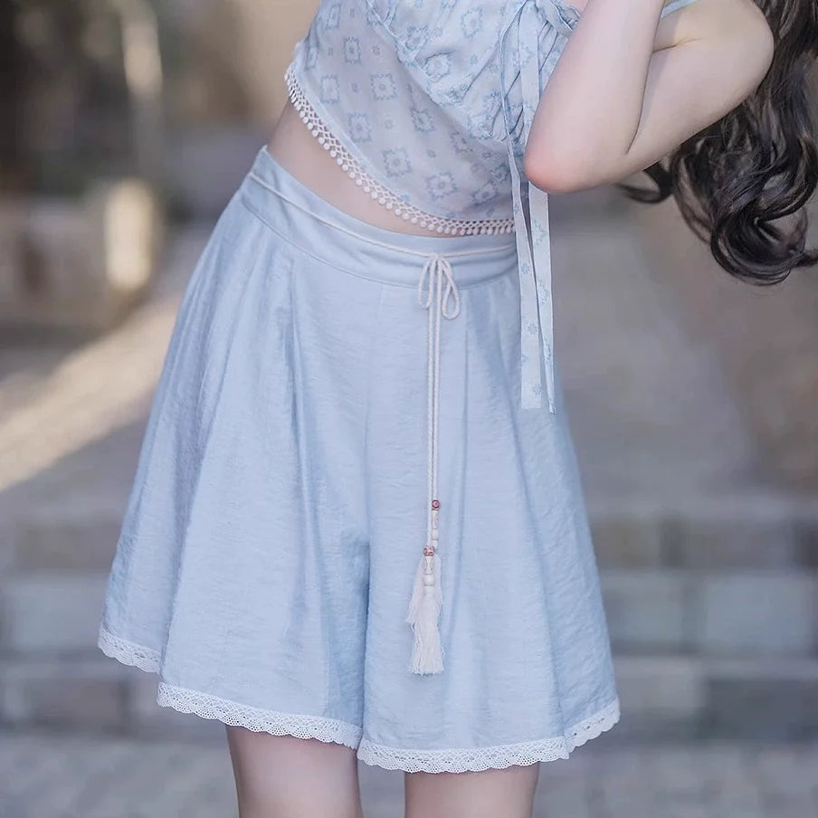 Summer Sea Breeze 夏日海风 - Modern Song Dynasty Hanfu Outfit (Preorder)