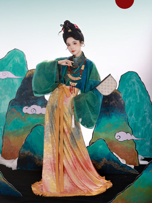 Wei Jin Dynasty Qiyao Ruqun Hanfu | Qingzhao 青照
