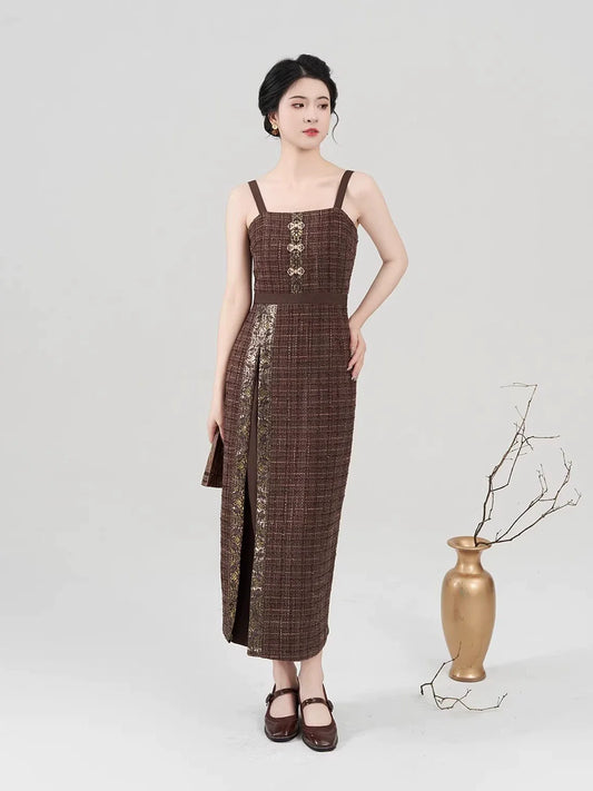 Song Dynasty Modern Hanfu - Autumn Mocha 秋褐 (Preorder)