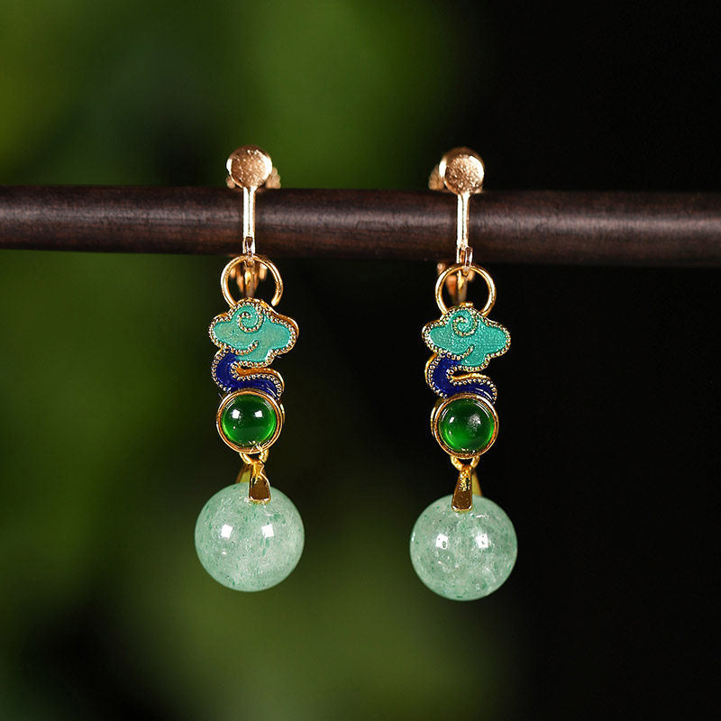 Rising Clouds Earrings | Cheongsam Jewelry