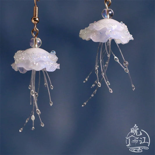 Jellyfish Earrings | Hanfu Jewelry