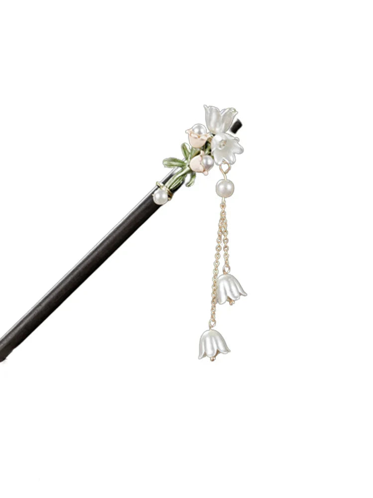 Linglan Pearl Hair Stick | Ancient Chinese Hair Accessory
