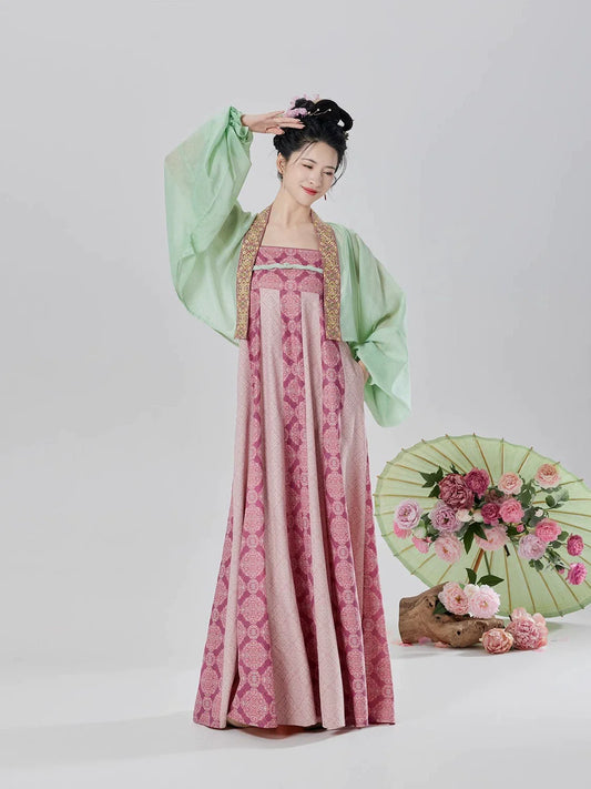 Modern Tang Dynasty Hanfu Slip Dress Set - Muyao 沐瑶 (Preorder)