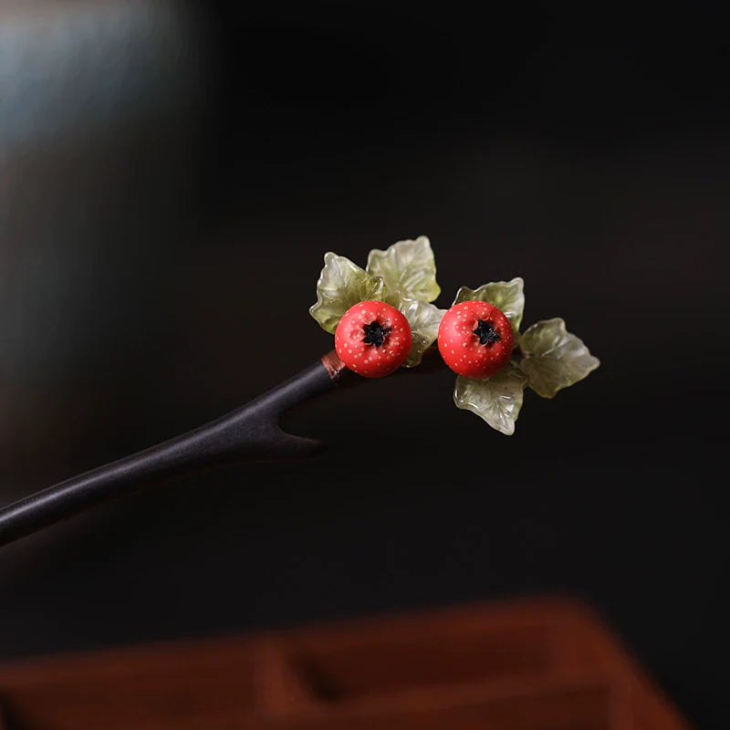 Hawthorn Fruit Hair Stick | Hanfu Hair Accessory