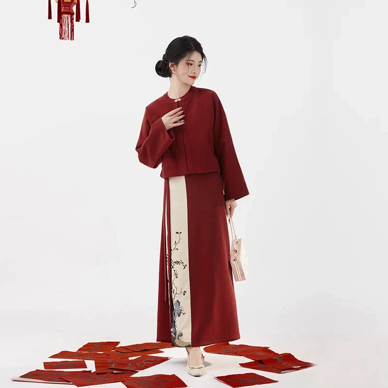 Song Dynasty Modern Hanfu for Chinese Festivals - Palace Walls 宫墙 (Preorder)