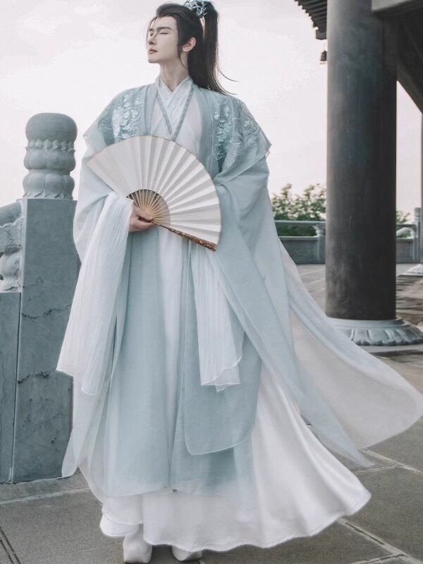 Silver Scale | Wei Jin Dynasty Hanfu Set