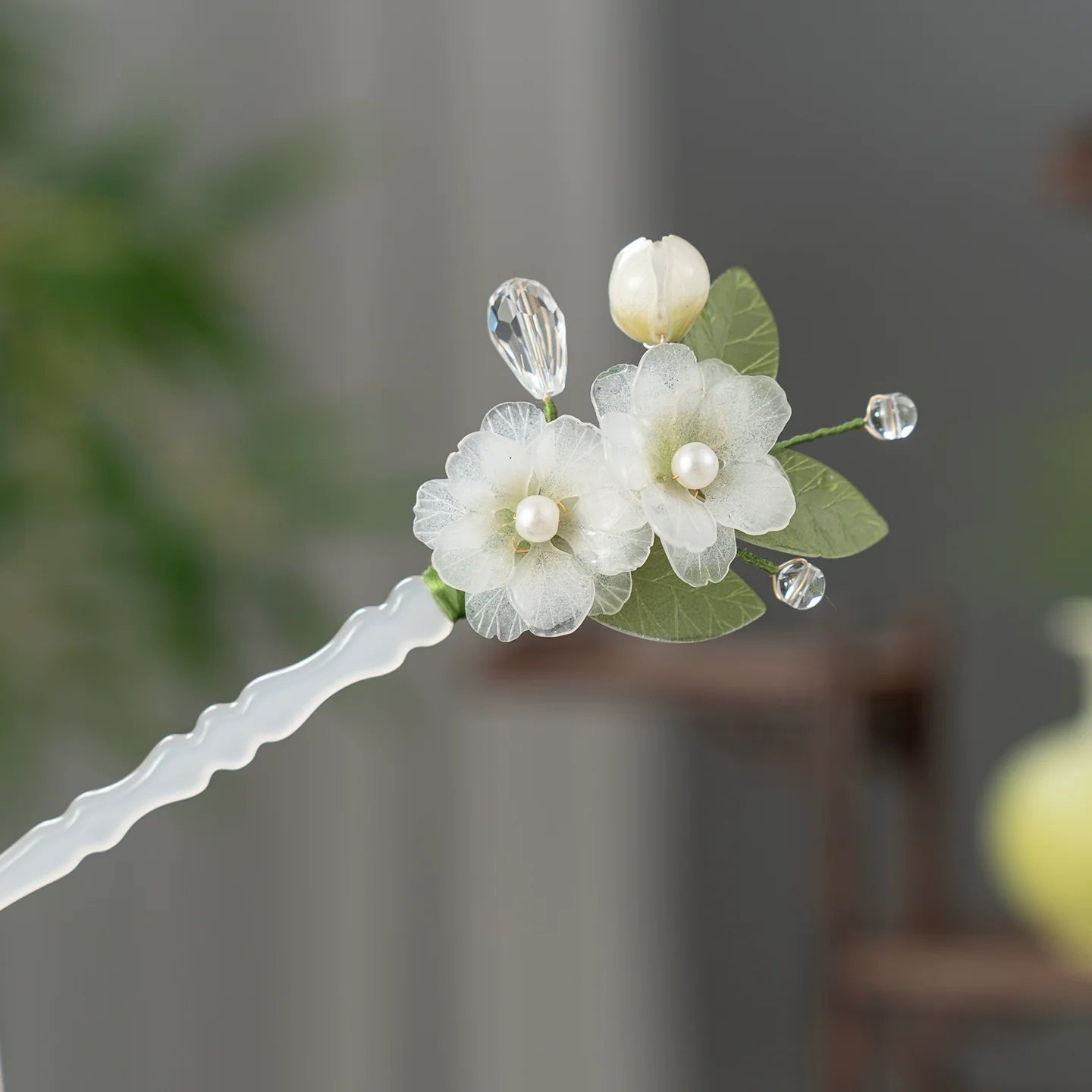 Pear Blossom Falling Clouds Hair Stick | Ancient Chinese Hair Accessory