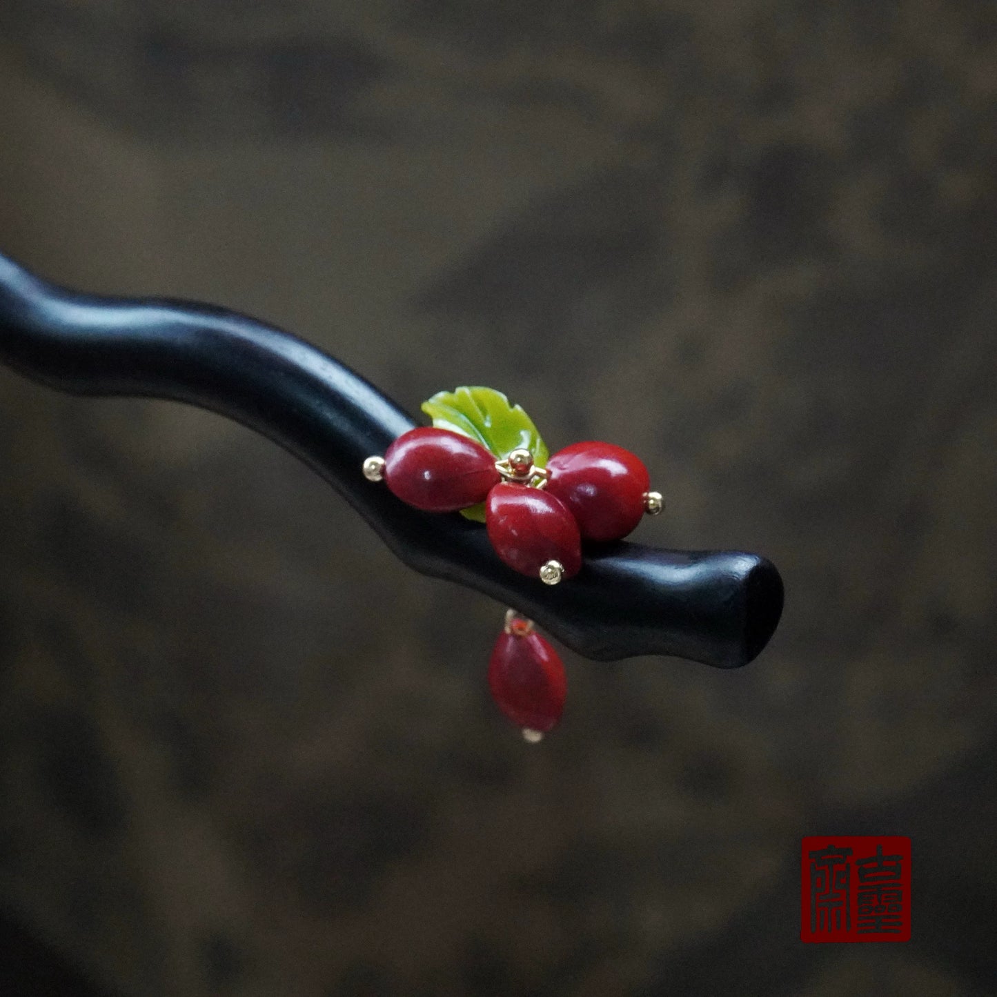 Red Bean Hair Stick | Ancient Chinese Hair Accessory