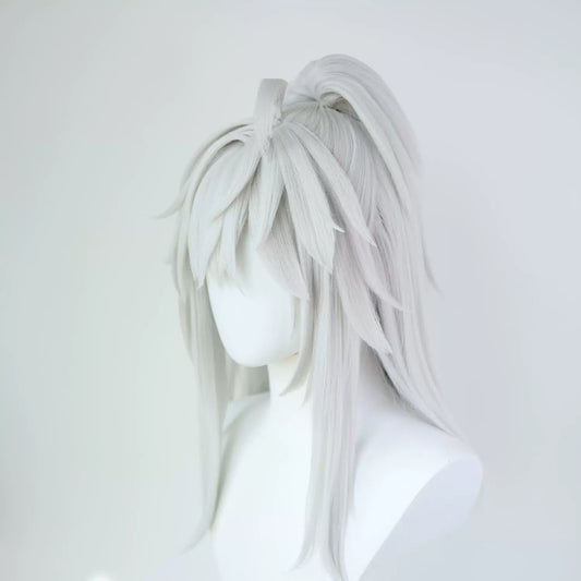 Star Dome hanfu costume hair wig — detail view