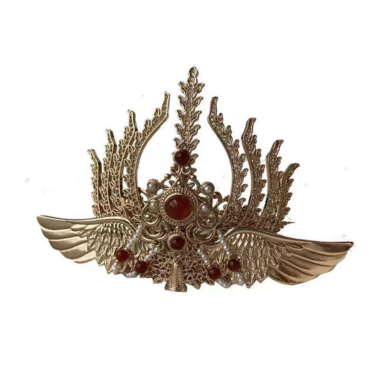 Golden Lotus - Unisex Hanfu Hair Crown
