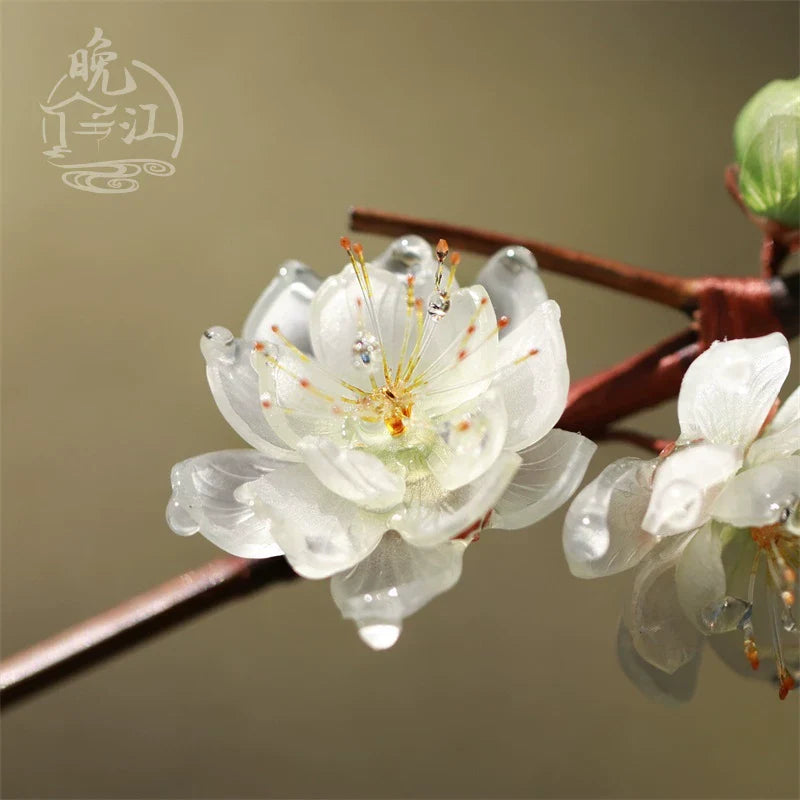 Green Plum Hair Stick | Ancient Chinese Hair Accessory