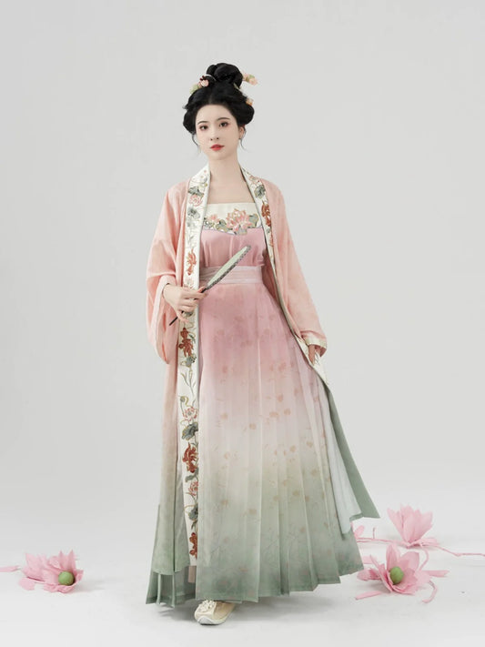 Song Dynasty Modern Hanfu - Glaze Red 釉里红 (Preorder)