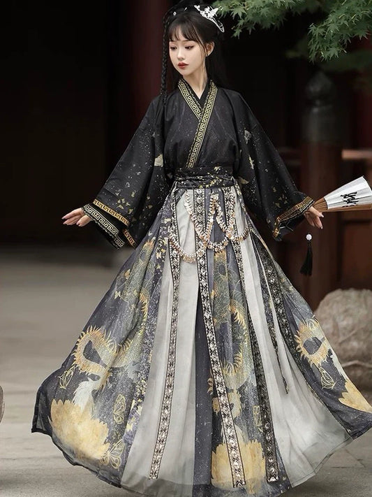 Wei Jin Dynasty Qiyao Ruqun Hanfu | Mystic