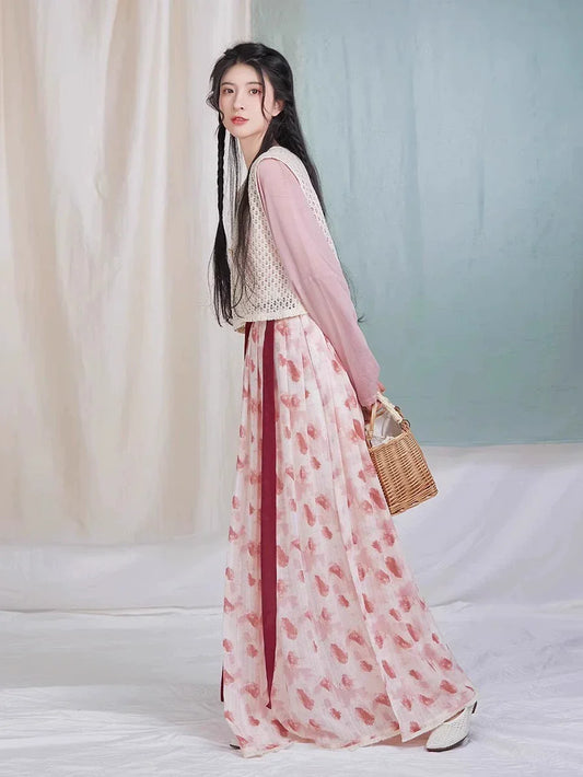 Tang Dynasty Hanfu qixiong ruqun set from WEAR HANFU
