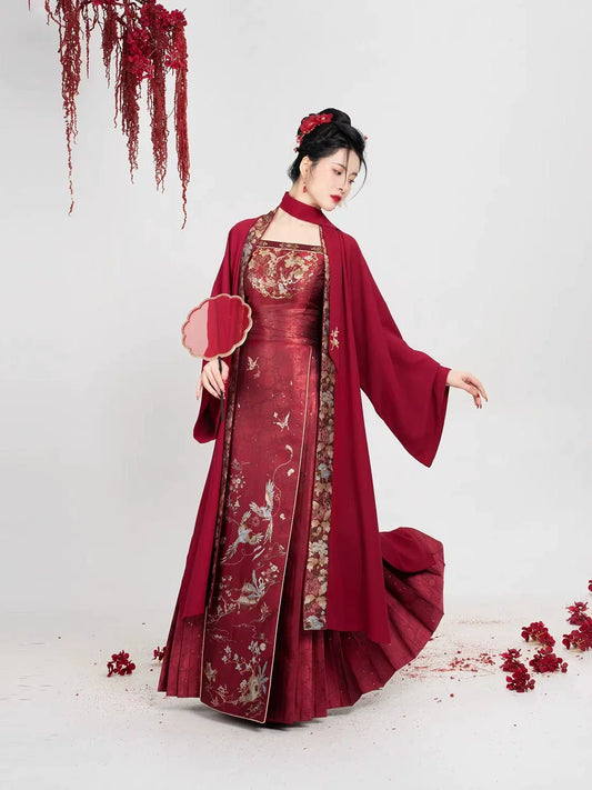 Chinese wedding Hanfu bridal set from WEAR HANFU