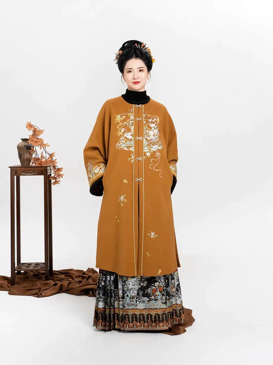 Ming-style mamianqun horse-face skirt outfit from WEAR HANFU