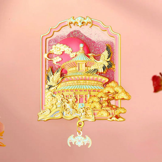 Temple of Heaven fridge magnet — architectural detail close-up